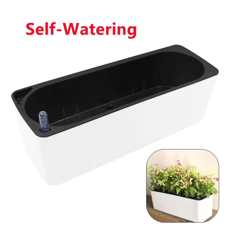 Rechthoekige Luie Bloempot Ing - Automatic Plant Waterer recensie en prijs